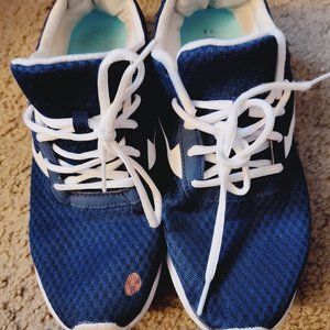 ATHLETIC MEMORY FOAM BLUE SNEAKERS - SIZE 11